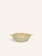ROMANCE - saladekom - porselein - L 17,5 x W 13,7 x H 5 cm - latte