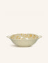 ROMANCE - ciotola da portata - porcellana - L 31 x W 24,5 x H 7,5 cm - latte