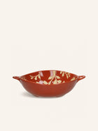 ROMANCE - serveerkom - porselein - L 31 x W 24,5 x H 7,5 cm - paprika