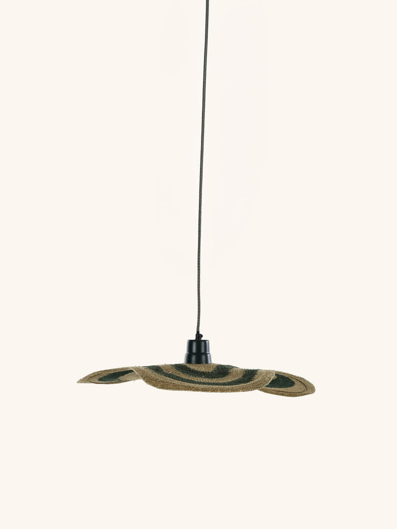 KORIKO - pendant lamp - pampas grass - L 50 x W 48 x H 7 cm - green