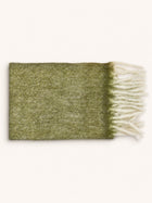 MELANGE - throw - wool - L 170 x W 130 cm - green