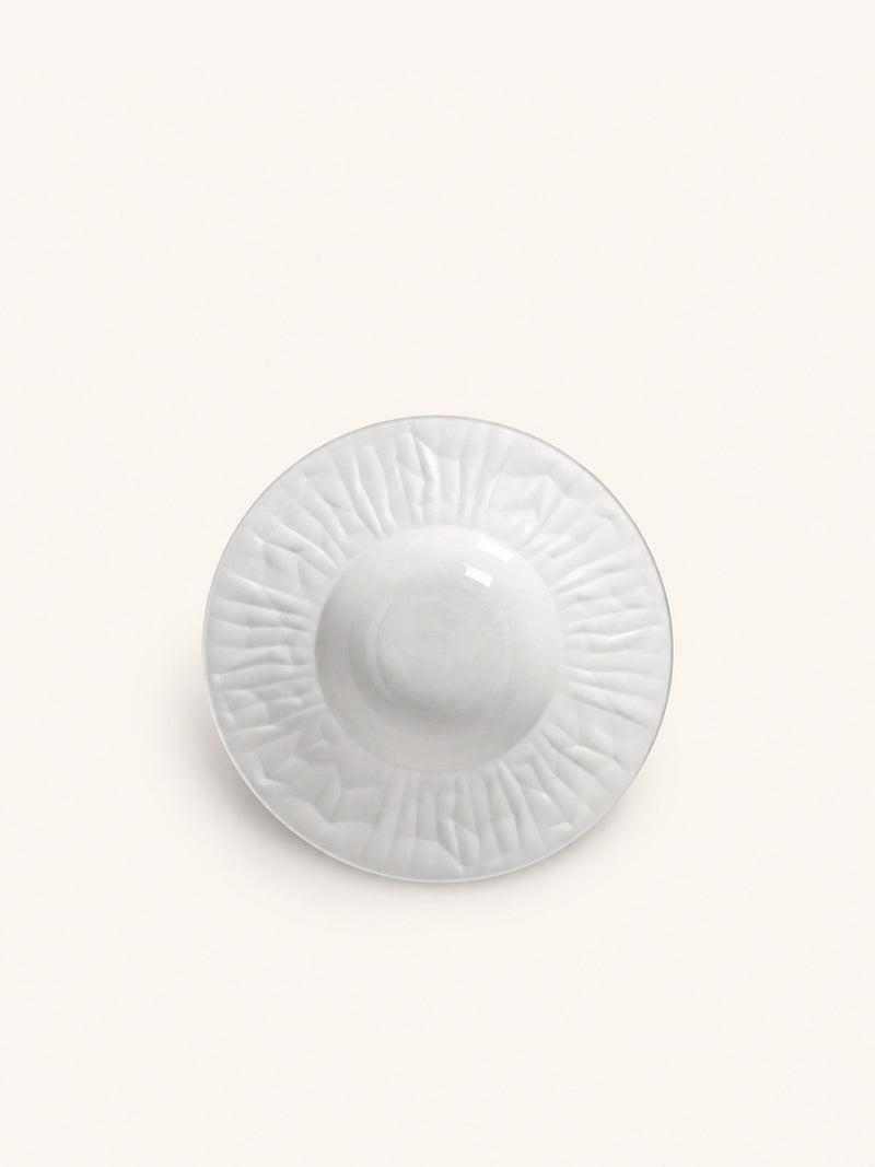 LEGGERO - diep bord - porselein - DIA 19 x H 5,4 cm - wit