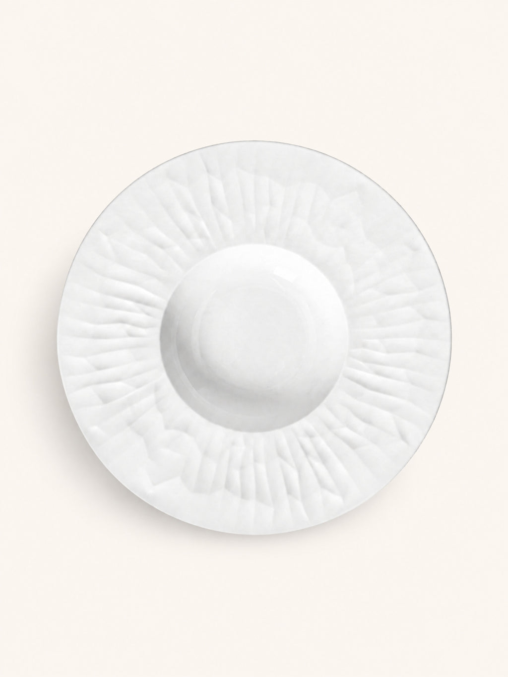 LEGGERO - assiette creuse - porcelaine - DIA 28 x H 4,8 cm - blanc
