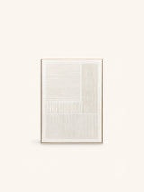 Wit – BLANCHE - Wanddekoration - Leinwand - L 80 x W 5 x H 100 cm - Weiß
