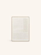 BLANCHE - wanddecoratie - canvas - L 80 x W 5 x H 100 cm - wit