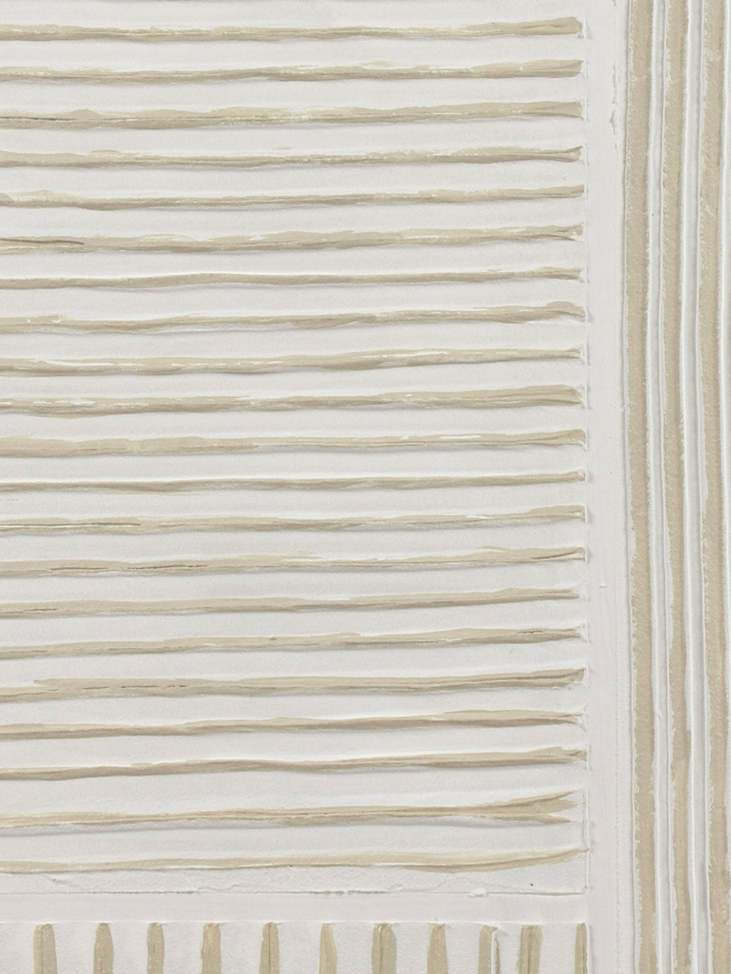 BLANCHE - wanddecoratie - canvas - L 80 x W 5 x H 100 cm - wit
