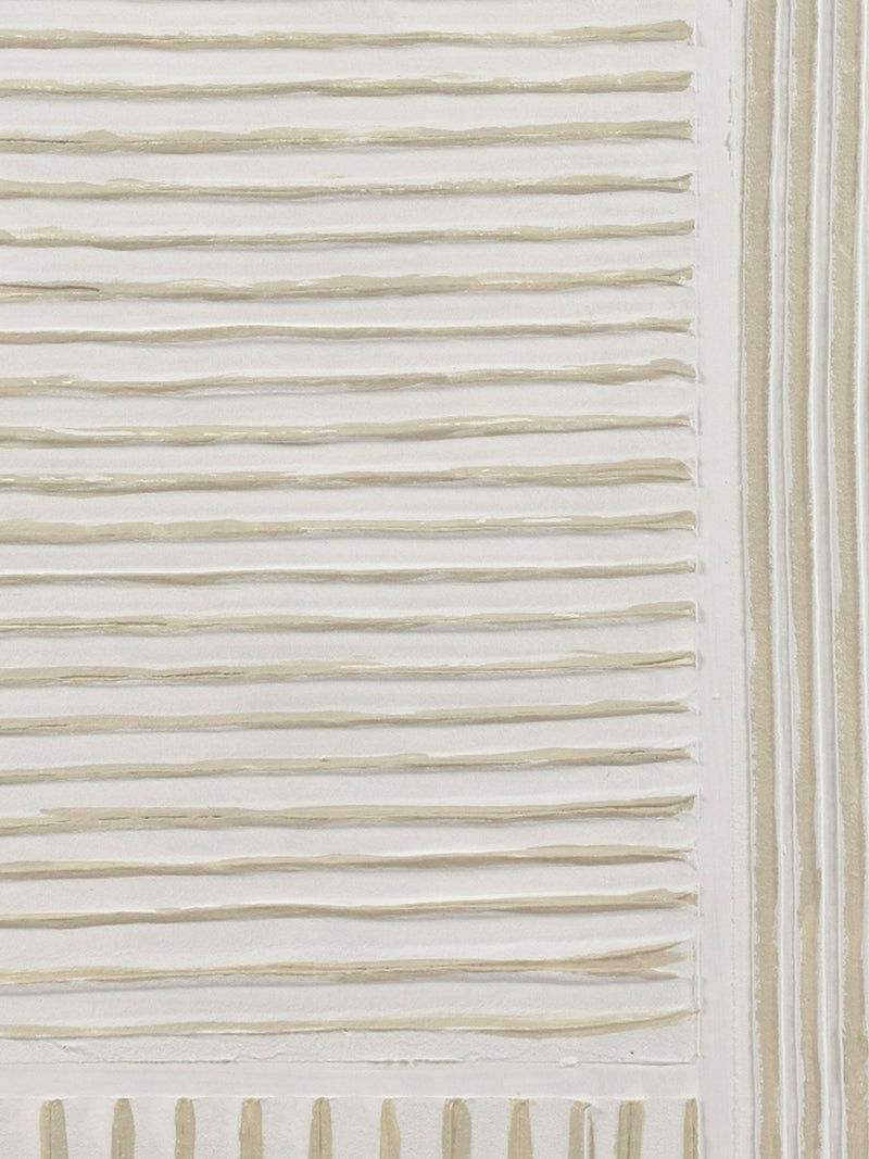 BLANCHE - wall decoration - canvas - L 80 x W 5 x H 100 cm - white