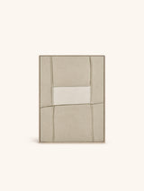 Beige – BLANCHE - Wanddekoration - Leinwand - L 80 x W 5 x H 100 cm - Sandfarbe