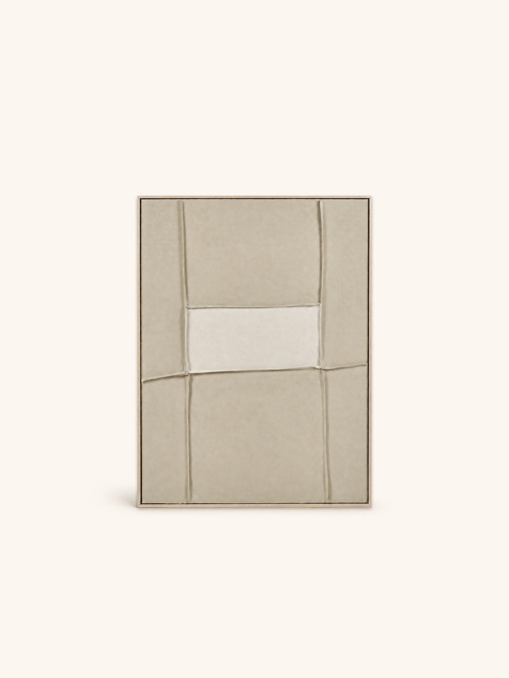 BLANCHE - decoración de pared - lienzo - L 80 x W 5 x H 100 cm - color arena