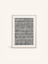 Zwart – BLANCHE - Wanddekoration - Leinwand - L 90 x W 5 x H 120 cm - Schwarz/Weiß