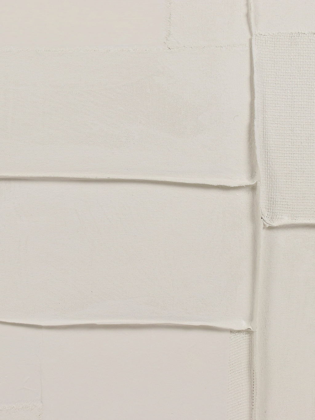 BLANCHE - wanddecoratie - canvas - L 100 x W 5 x H 100 cm - wit