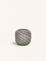 Groen – WAVES - portavelas - vidrio - DIA 8,5 x H 8,5 cm - verde bosque