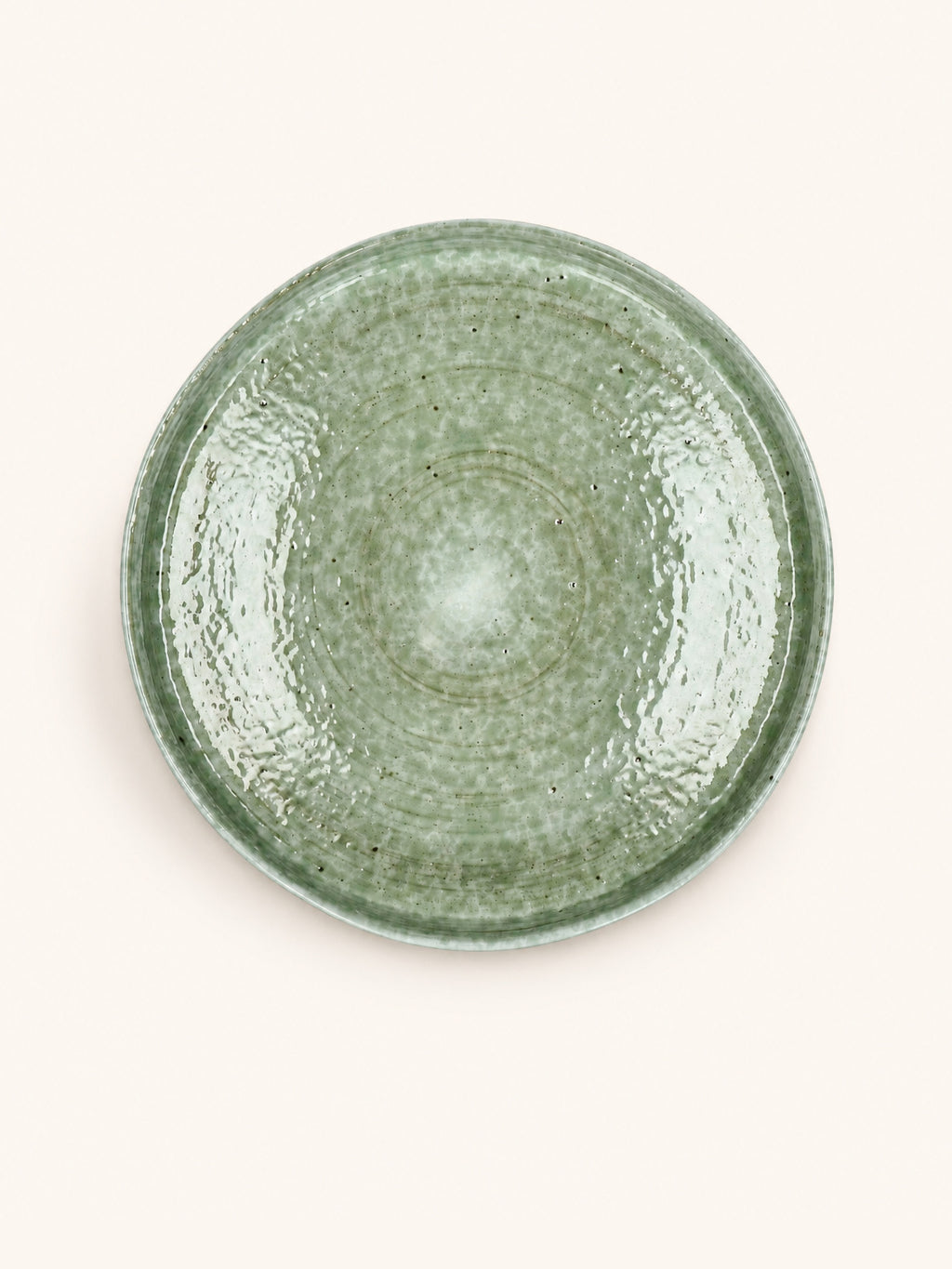 EPICES - deep plate - porcelain - DIA 27 x H 4,3 cm - dark green