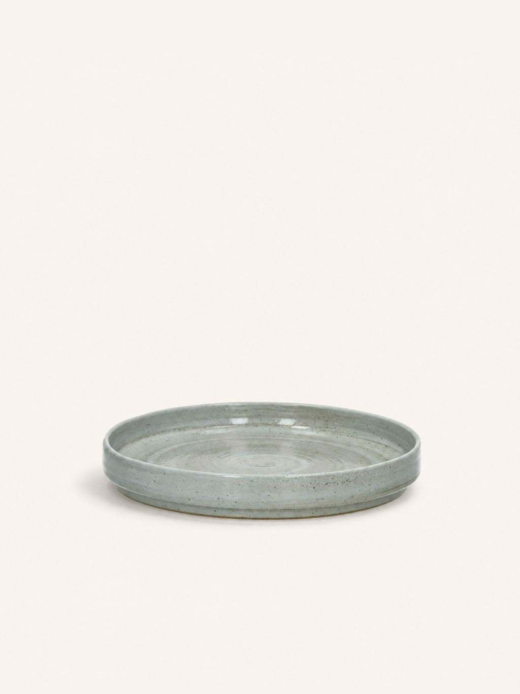 EPICES - assiette à petit-déjeuner - porcelaine - DIA 21 x H 2,4 cm - vert foncé