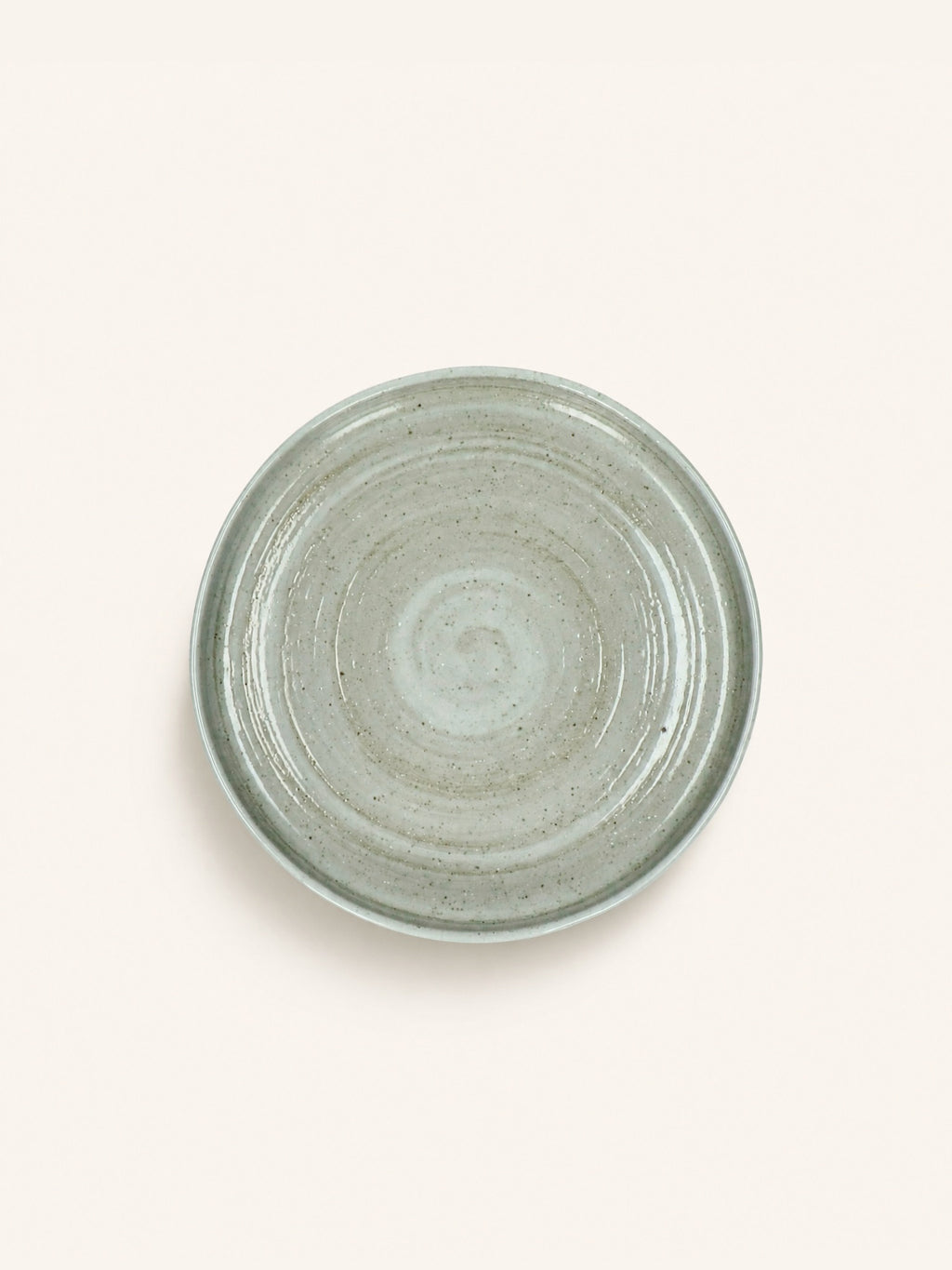 EPICES - assiette à petit-déjeuner - porcelaine - DIA 21 x H 2,4 cm - vert foncé
