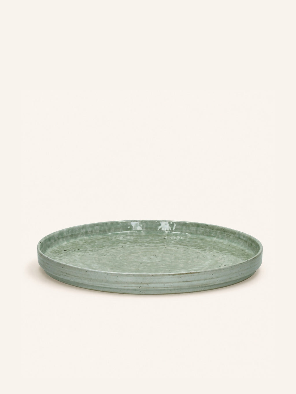 EPICES - dinner plate - porcelain - DIA 27 x H 2,6 cm - dark green