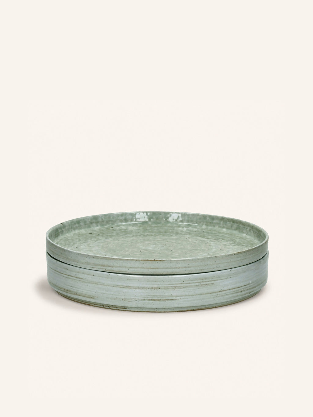 EPICES - dinner plate - porcelain - DIA 27 x H 2,6 cm - dark green
