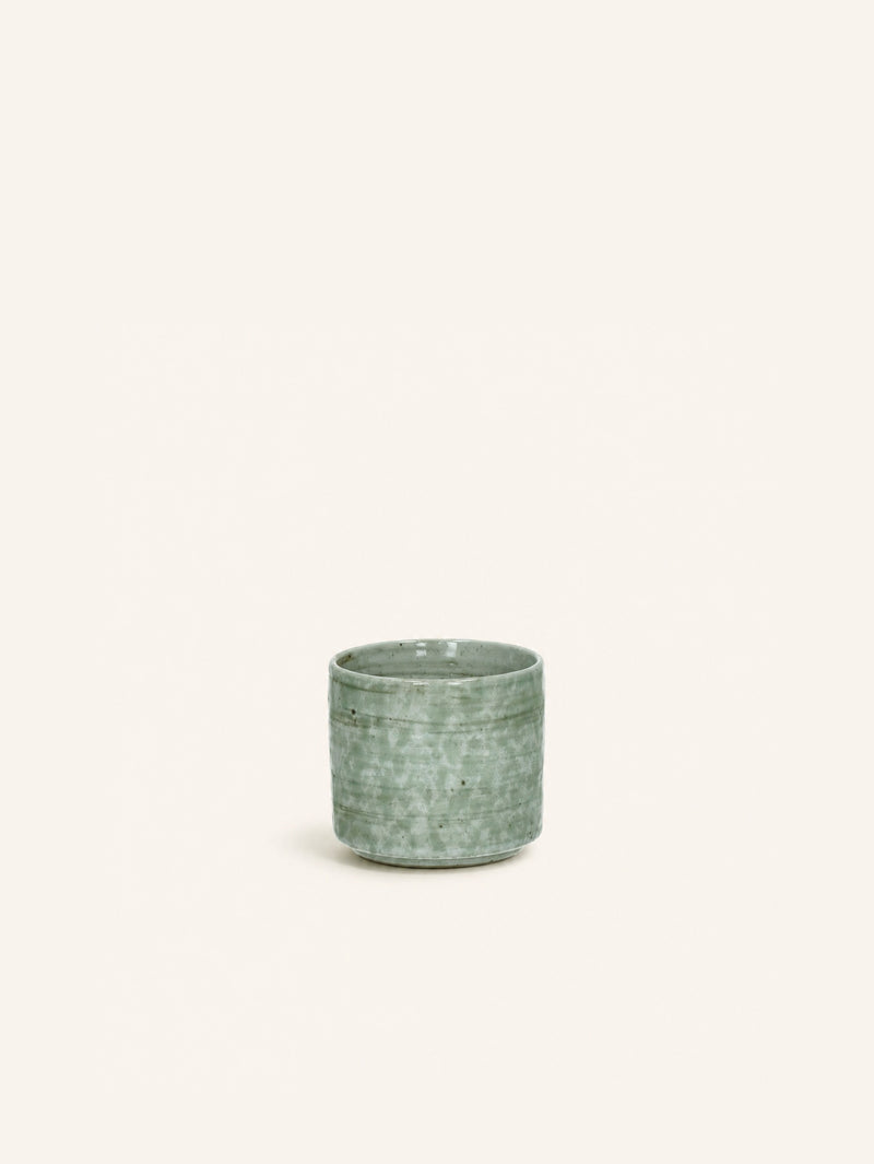 EPICES - Beker XS - 10 CL - porselein - DIA 6,5 x H 5,6 cm - donkergroen