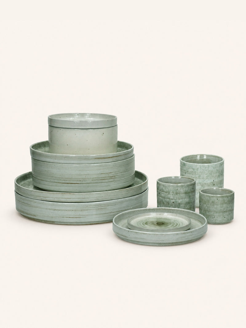 EPICES - Beker XS - 10 CL - porselein - DIA 6,5 x H 5,6 cm - donkergroen