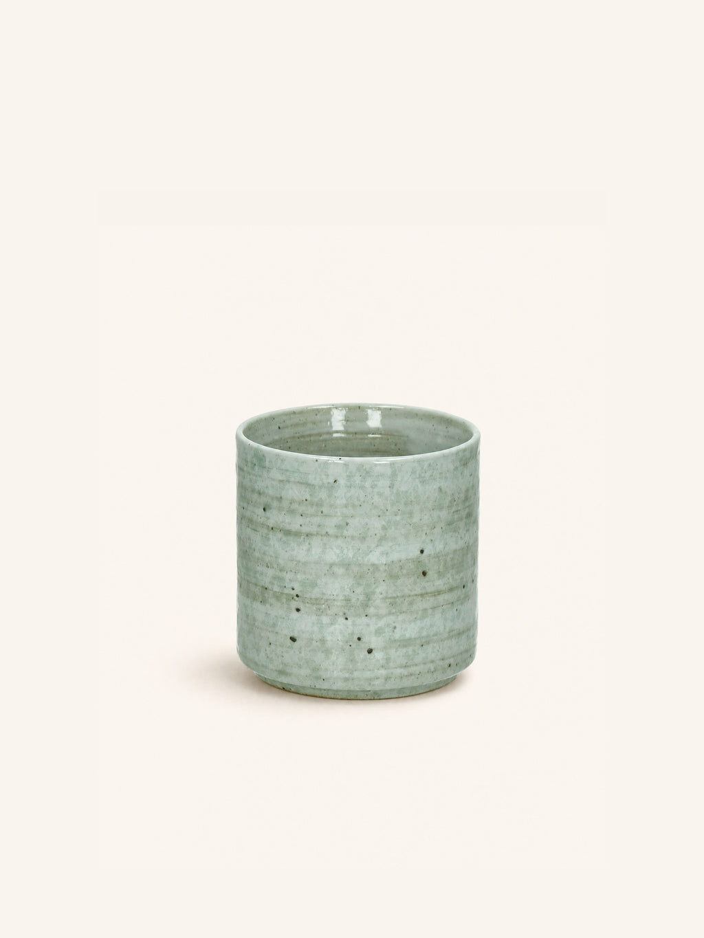 EPICES - Becher L - 32 CL - Porzellan - DIA 8,5 x H 10 cm - Dunkelgrün