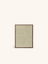 Wit – TELAIO - decoración de pared - lana - L 72 x W 4,5 x H 57 cm - blanco roto