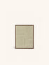 TELAIO - wanddecoratie - wol - L 72 x W 4,5 x H 57 cm - gebroken wit
