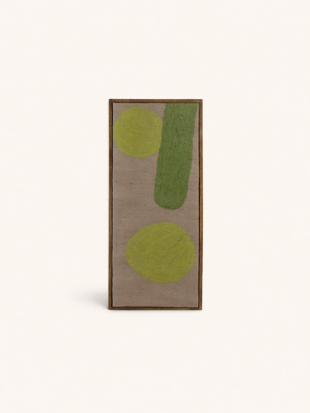 WOOLY - Wanddekoration - Mangoholz - L 107 x W 6,5 x H 46 cm - Farbmix