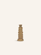 TOTEM - Kerzenhalter - Aluminium - L 10 x W 10 x H 24,5 cm - Latte