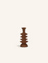 TOTEM - Kerzenhalter - Aluminium - L 8 x W 7,7 x H 19,3 cm - Rost