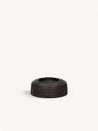 ARBRE - Kerzenhalter - Mangoholz - DIA 14 x H 5 cm - dunkelbraun