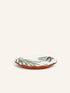 MYKONOS - assiette à dessert - porcelaine - DIA 20,3 x H 2 cm - vert