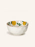 MYKONOS - saladier - porcelaine - DIA 24 x H 11,5 cm - jaune