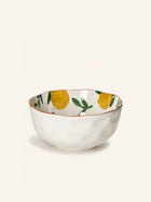 MYKONOS - ensaladera - porcelana - DIA 24 x H 11,5 cm - amarillo