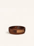HOMMAGE - bowl - acacia wood - DIA 14 x H 5 cm - walnut
