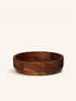 HOMMAGE - bowl - acacia wood - DIA 21 x H 6 cm - walnut