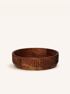 HOMMAGE - bowl - acacia wood - DIA 21 x H 6 cm - walnut