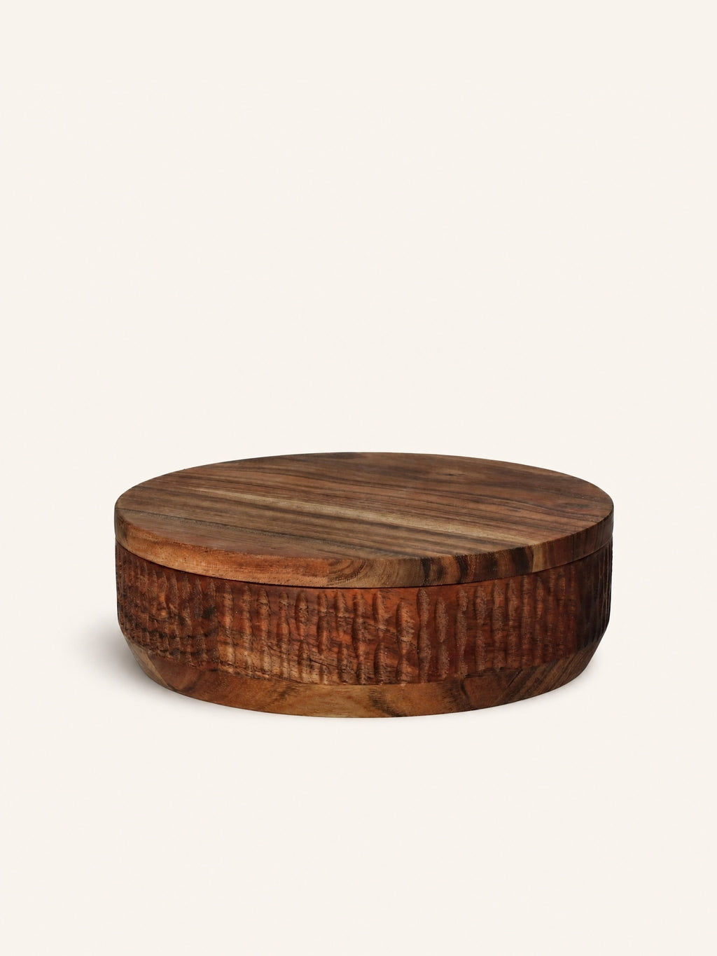 HOMMAGE - bowl - acacia wood - DIA 21 x H 6 cm - walnut