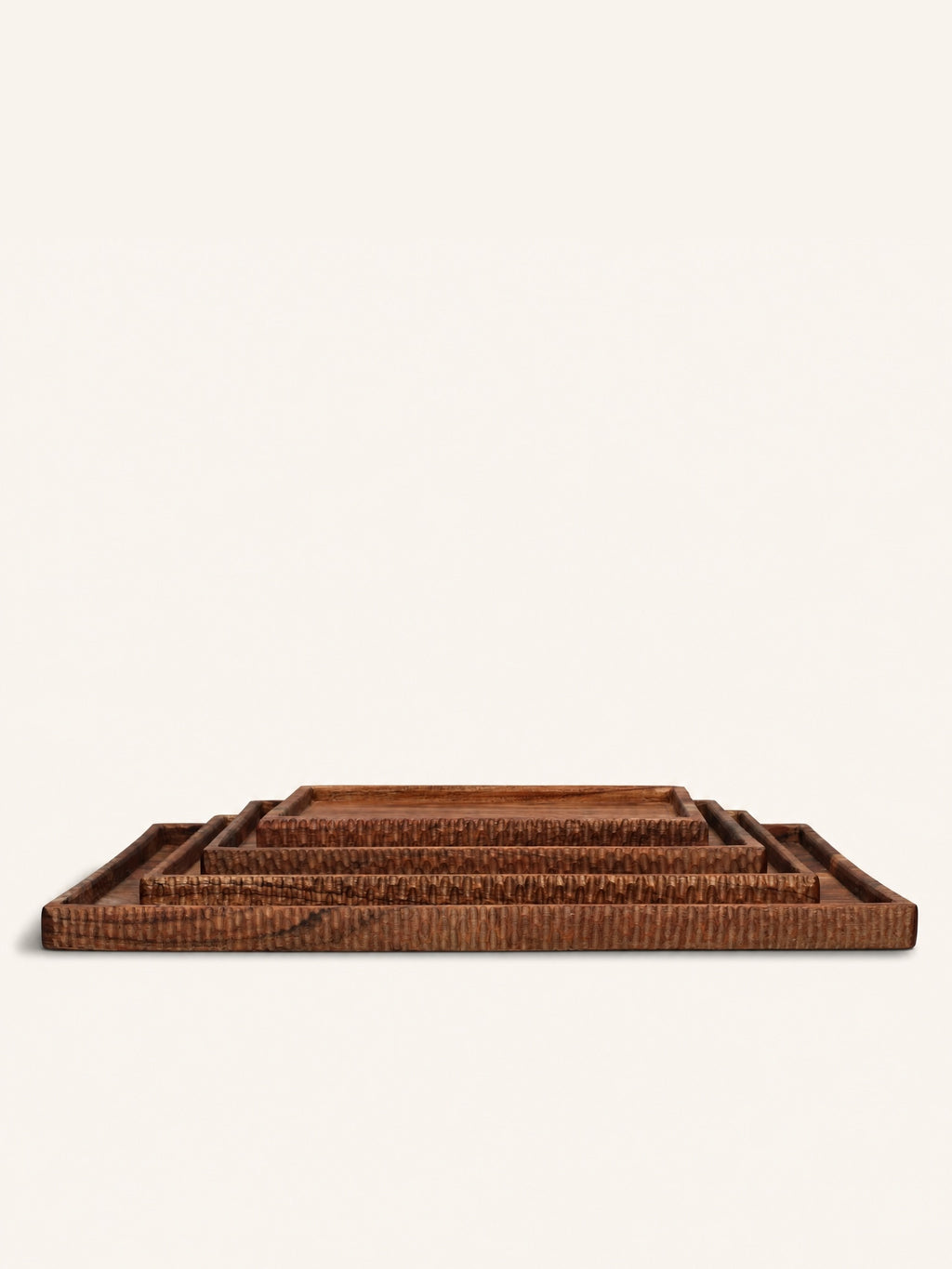 HOMMAGE - bandeja - madera de acacia - L 28 x W 20 x H 2,5 cm - nogal