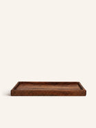 HOMMAGE - bandeja - madera de acacia - L 34 x W 26 x H 2,5 cm - nogal