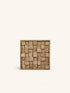 MANGGA - Wanddekoration - Mangoholz - L 55 x W 7 x H 55 cm - natur