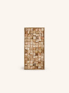 MANGGA - Wanddekoration - Mangoholz - L 55 x W 7 x H 120 cm - naturfarben