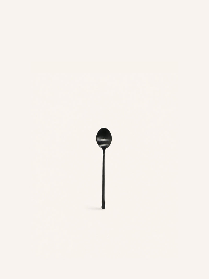MONET - teaspoon 18/08 - stainless steel - L 22,5 x W 0,8 cm - black