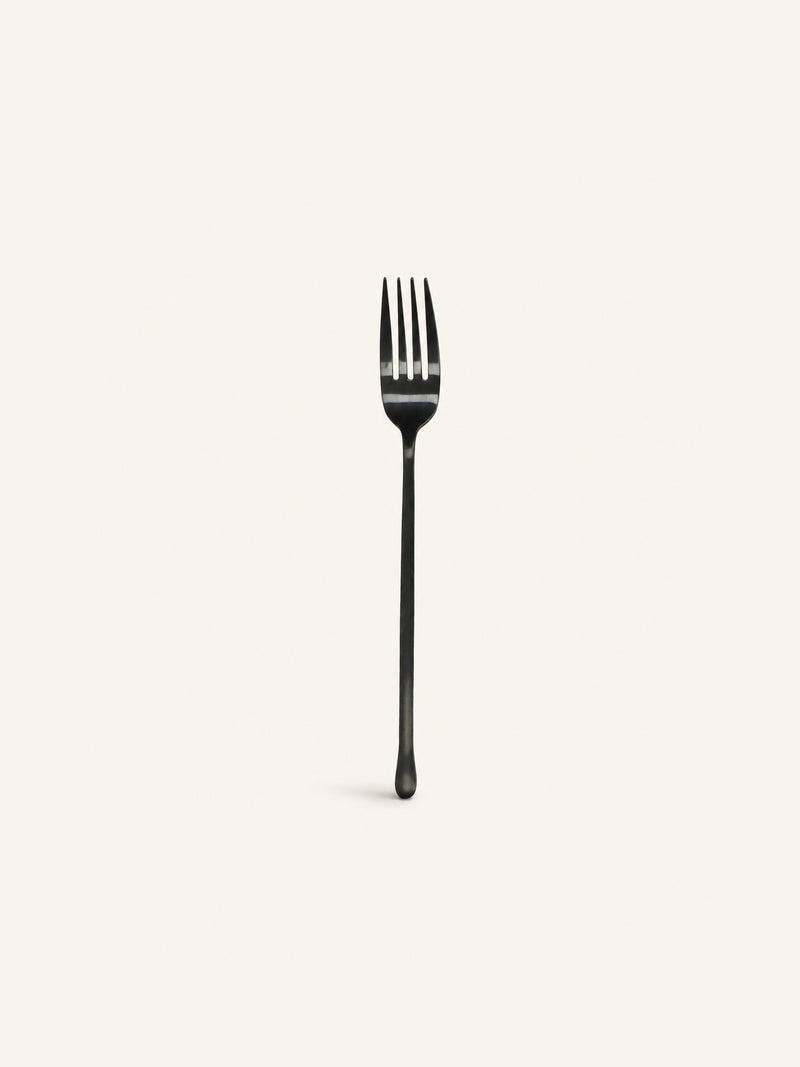 MONET - fork 18/08 - stainless steel - L 21,2 x W 0,6 cm - black