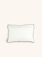 CARTE BLANCHE - cushion - linen - L 60 x W 40 cm - brown