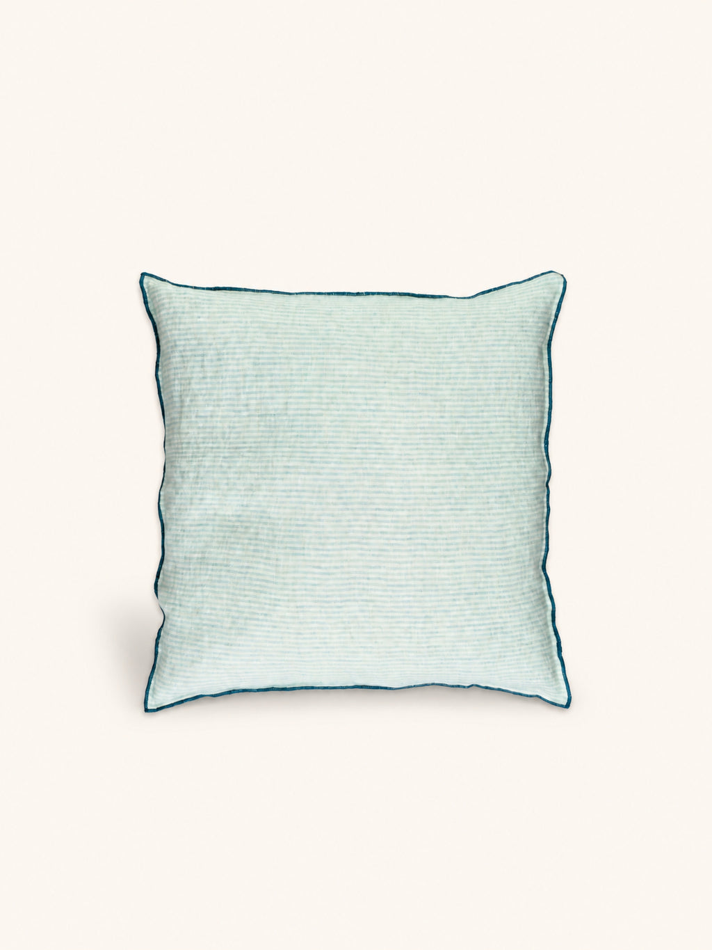 CIRQUE MAGIQUE - Kissen - Leinen - L 50 x W 50 cm - Graublau