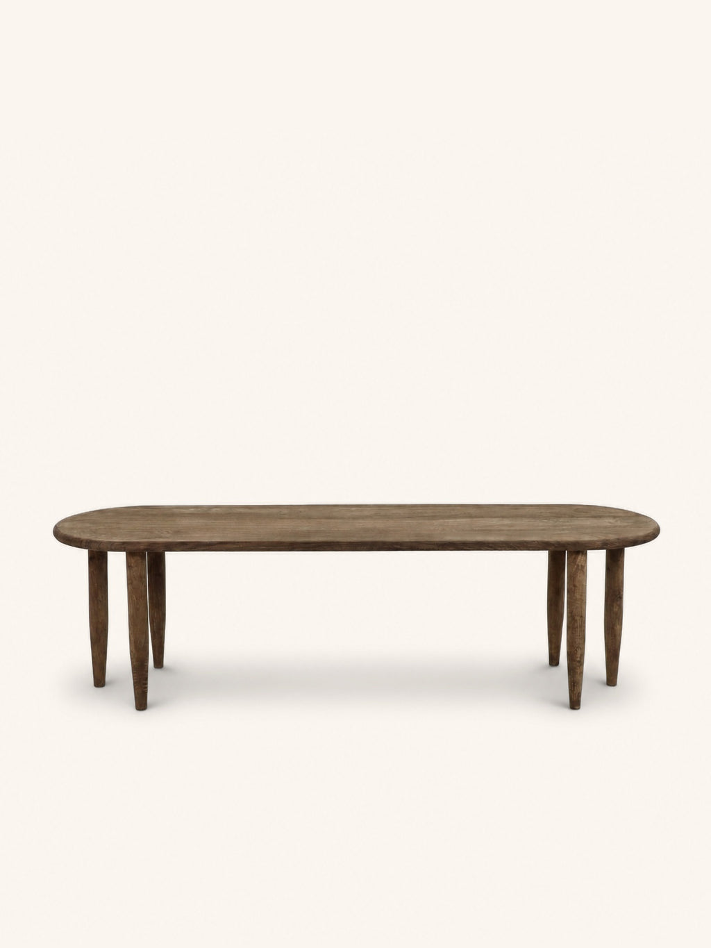 PACO - mesa de centro - madera de mango - L 140 x W 40 x H 40 cm - marrón