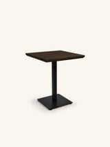 Bruin – BISTRO - mesa de bistró - roble - L 70 x W 70 x H 76 cm - marrón oscuro