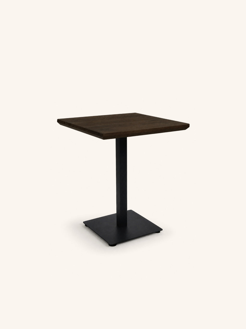 BISTRO - Bistrotisch - Eiche - L 70 x W 70 x H 76 cm - dunkelbraun