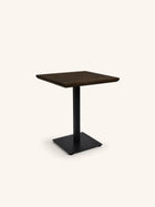 BISTRO - Bistrotisch - Eiche - L 70 x W 70 x H 76 cm - dunkelbraun
