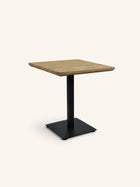 BISTRO - mesa - enjabonada - roble - L 70 x W 70 x H 76 cm - natural
